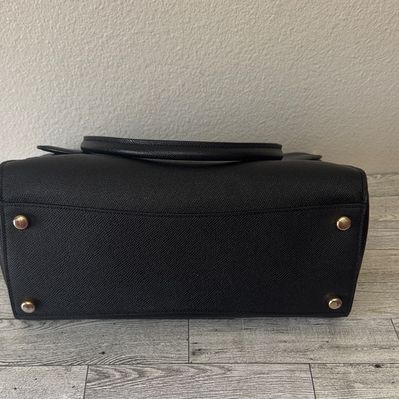 Coach Black Leather Avary Tote F48629 - Picture 16 of 16